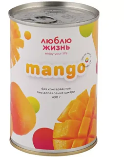 Манго (пюре) ж/б 430-450г/24шт/24мес